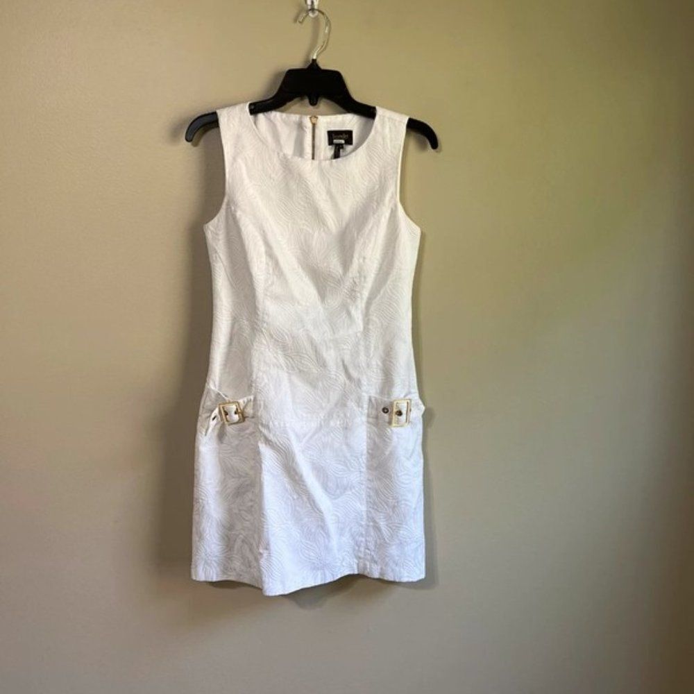 Laundry by Shelli Segal size 4 white dress